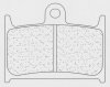 Brzdové destičky CL BRAKES 2961 A3+