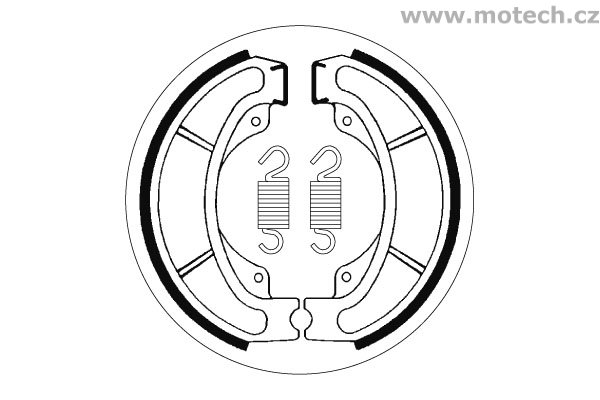 Brzdové pakny SBS - 2082 - Kliknutím na obrázek zavřete