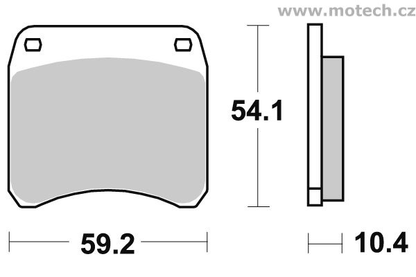 Brzdové destičky zadní SBS - 523HF - Kliknutím na obrázek zavřete