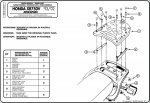 K210 - nosič horního kufru Kappa - HONDA Africa Twin 750 (93-95)