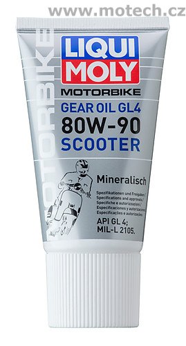 LIQUI MOLY Motorbike Gear Oil GL 4 80W-90 Scooter - minerální převodový olej 150ml - Kliknutím na obrázek zavřete