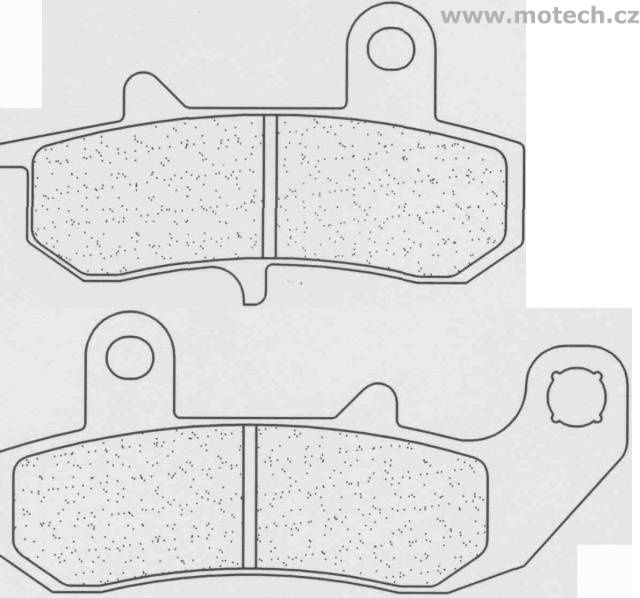 Brzdové destičky CL BRAKES 2388 S4 - Kliknutím na obrázek zavřete