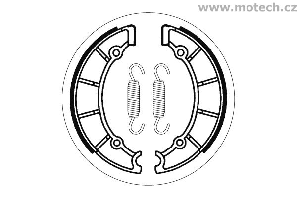Brzdové pakny SBS - 2190 - Kliknutím na obrázek zavřete