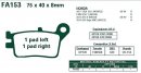 Brzdové destičky EBC - FA153