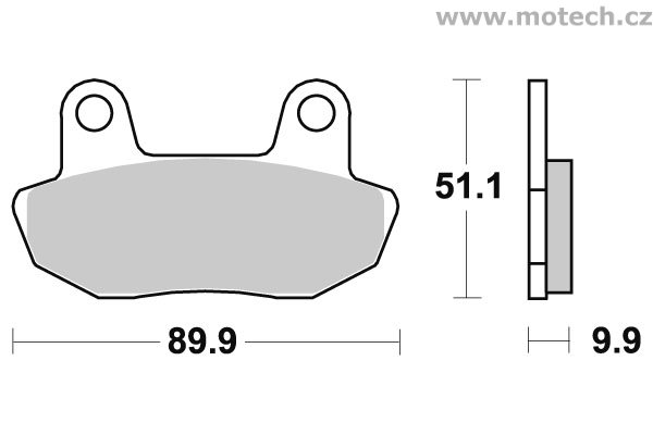 Brzdové destičky přední SBS - 561HF - Kliknutím na obrázek zavřete