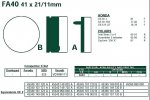 Brzdové destičky EBC - FA40