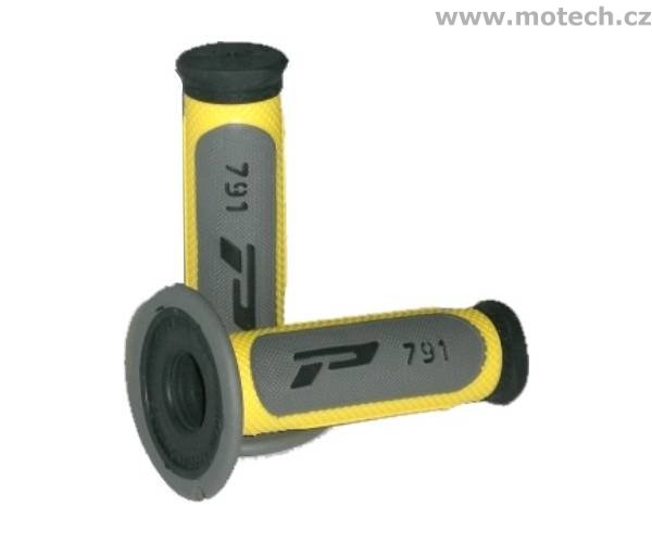 Rukojeti MX Progrip 791 černo-šedo-žluté - Kliknutím na obrázek zavřete