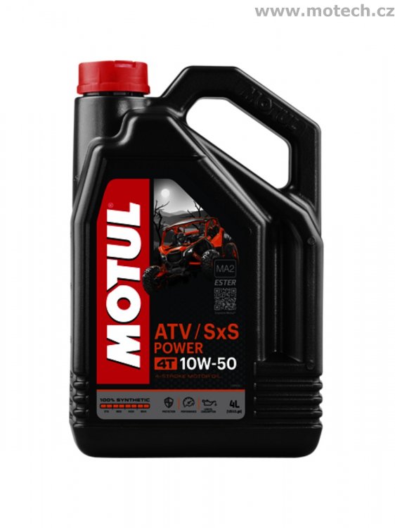 MOTUL ATV-SXS POWER 4T 10W50 4L - Kliknutím na obrázek zavřete