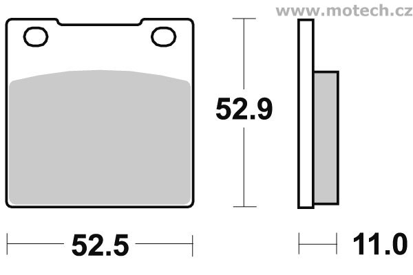 Brzdové destičky přední SBS - 526HF - Kliknutím na obrázek zavřete