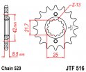 Kolečko JTF516-16 pro: SUZUKI GS 500E