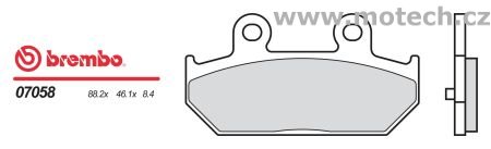 Brzdové desky Brembo - BRM 07058XS - Kliknutím na obrázek zavřete