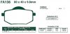 Brzdové destičky EBC - FA136