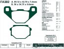 Brzdové destičky EBC - FA382