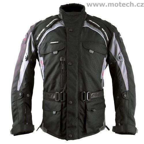 Textilní bunda ROLEFF Liverpool - černo šedá - Kliknutím na obrázek zavřete