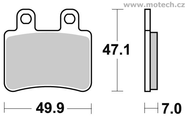 Brzdové destičky přední SBS - 773HF - Kliknutím na obrázek zavřete