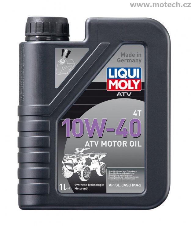 LIQUI MOLY ATV 4T Motoroil 10W-40 - polosyntetický motorový olej 1l - Kliknutím na obrázek zavřete