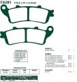 Brzdové destičky EBC - FA281