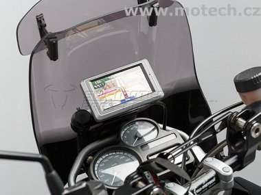 odnímatelný odpružený držák GPS BMW R 1200 GS (08-12) s otvorem pro zásuvku - Kliknutím na obrázek zavřete