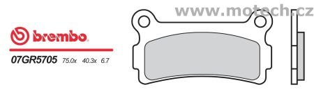 Brzdové destičky Brembo - BRM 07GR5705 - Kliknutím na obrázek zavřete