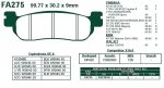 Brzdové destičky EBC - FA275