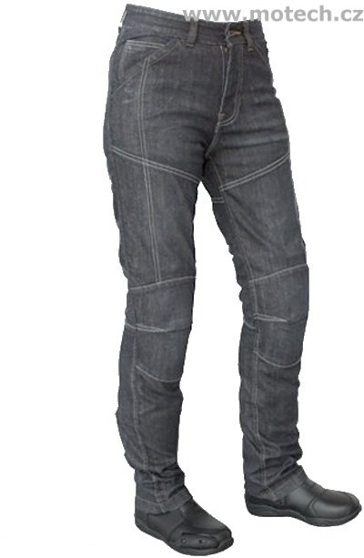 Kevlar jeansy ROLEFF - dámské černé - Kliknutím na obrázek zavřete