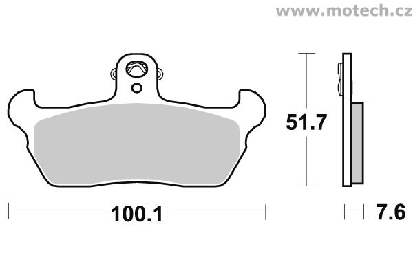 Brzdové destičky přední SBS - 641HF - Kliknutím na obrázek zavřete
