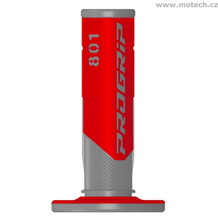 Rukojeti MX Progrip 801 šedo-červené - Kliknutím na obrázek zavřete