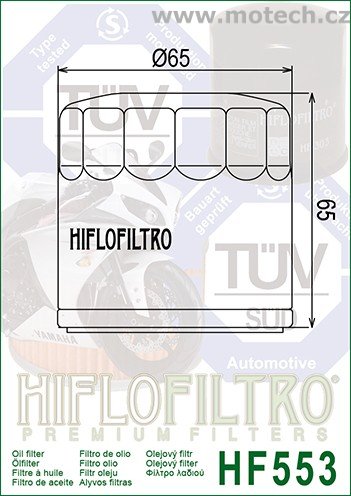 Olejový filtr HF553 - Kliknutím na obrázek zavřete