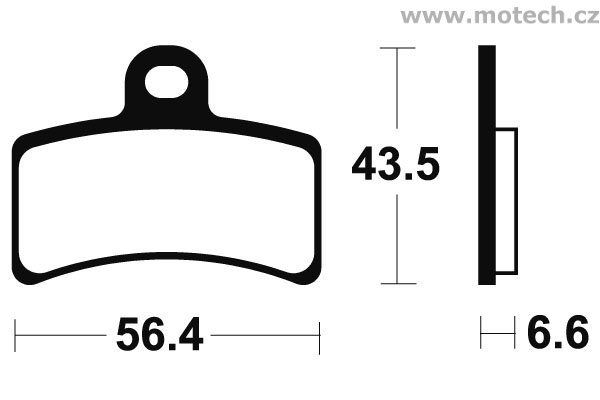 Brzdové destičky zadní Bendix - MA 315 - Kliknutím na obrázek zavřete