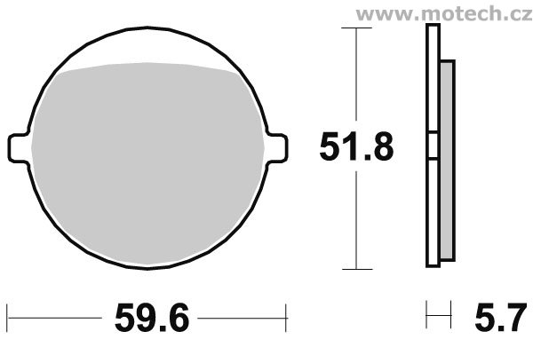 Brzdové destičky přední SBS - 699HF - Kliknutím na obrázek zavřete
