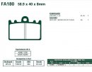 Brzdové destičky EBC - FA180