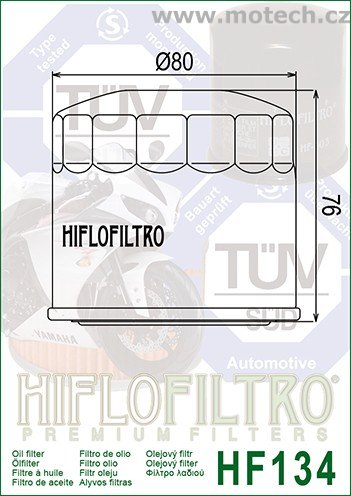 Olejový filtr HF134 - Kliknutím na obrázek zavřete