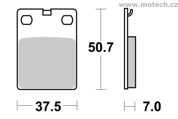 Brzdové destičky přední SBS - 606HF - Kliknutím na obrázek zavřete