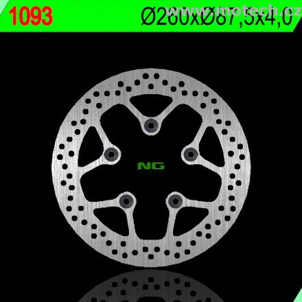 Brzdový kotouč NG 1093 - pevný - Kliknutím na obrázek zavřete