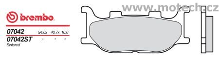 Brzdové desky Brembo - BRM 07042XS - Kliknutím na obrázek zavřete