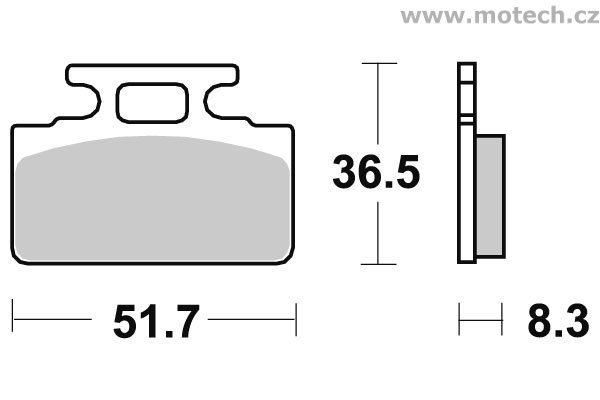 Brzdové destičky přední SBS - 618HF - Kliknutím na obrázek zavřete
