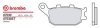 Brzdové desky Brembo - BRM 07030
