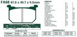 Brzdové destičky EBC - FA68