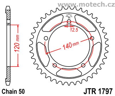 Rozeta JTR1797-41 pro: SUZUKI GSX 1400 - Kliknutím na obrázek zavřete