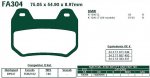 Brzdové destičky EBC - FA304