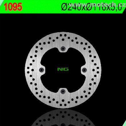 Brzdový kotouč NG 1095 - pevný - Kliknutím na obrázek zavřete