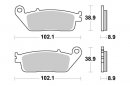 Brzdové destičky zadní SBS - 184MS