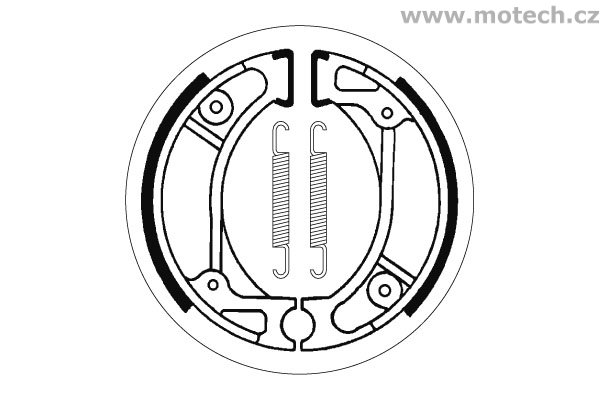 Brzdové pakny SBS - 2057 - Kliknutím na obrázek zavřete