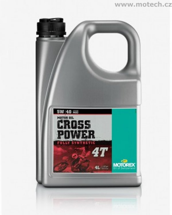 Motorex CROSS POWER 4T 5W40 - 4 litry - Kliknutím na obrázek zavřete