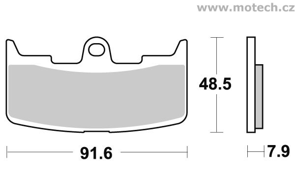 Brzdové destičky přední SBS - 795HS - Kliknutím na obrázek zavřete
