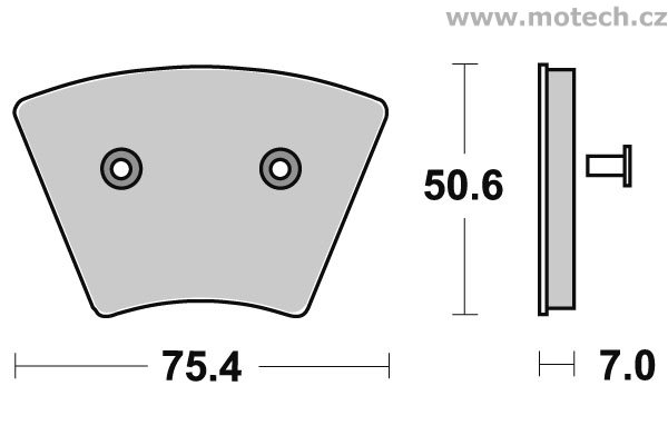 Brzdové destičky přední SBS - 679HF - Kliknutím na obrázek zavřete