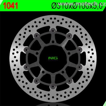 Brzdový kotouč NG 1041 - plovoucí - Kliknutím na obrázek zavřete