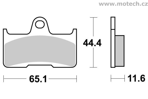 Brzdové destičky zadní SBS - 799SI - Kliknutím na obrázek zavřete