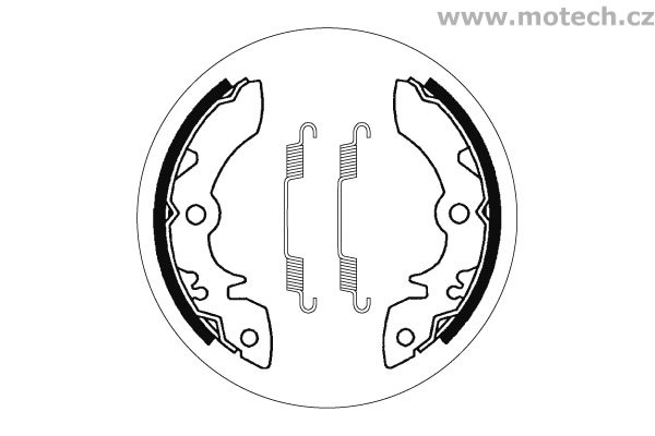 Brzdové pakny SBS - 2051 - Kliknutím na obrázek zavřete