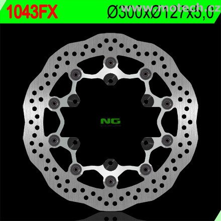 Brzdový kotouč NG 1043FX - plovoucí - Kliknutím na obrázek zavřete